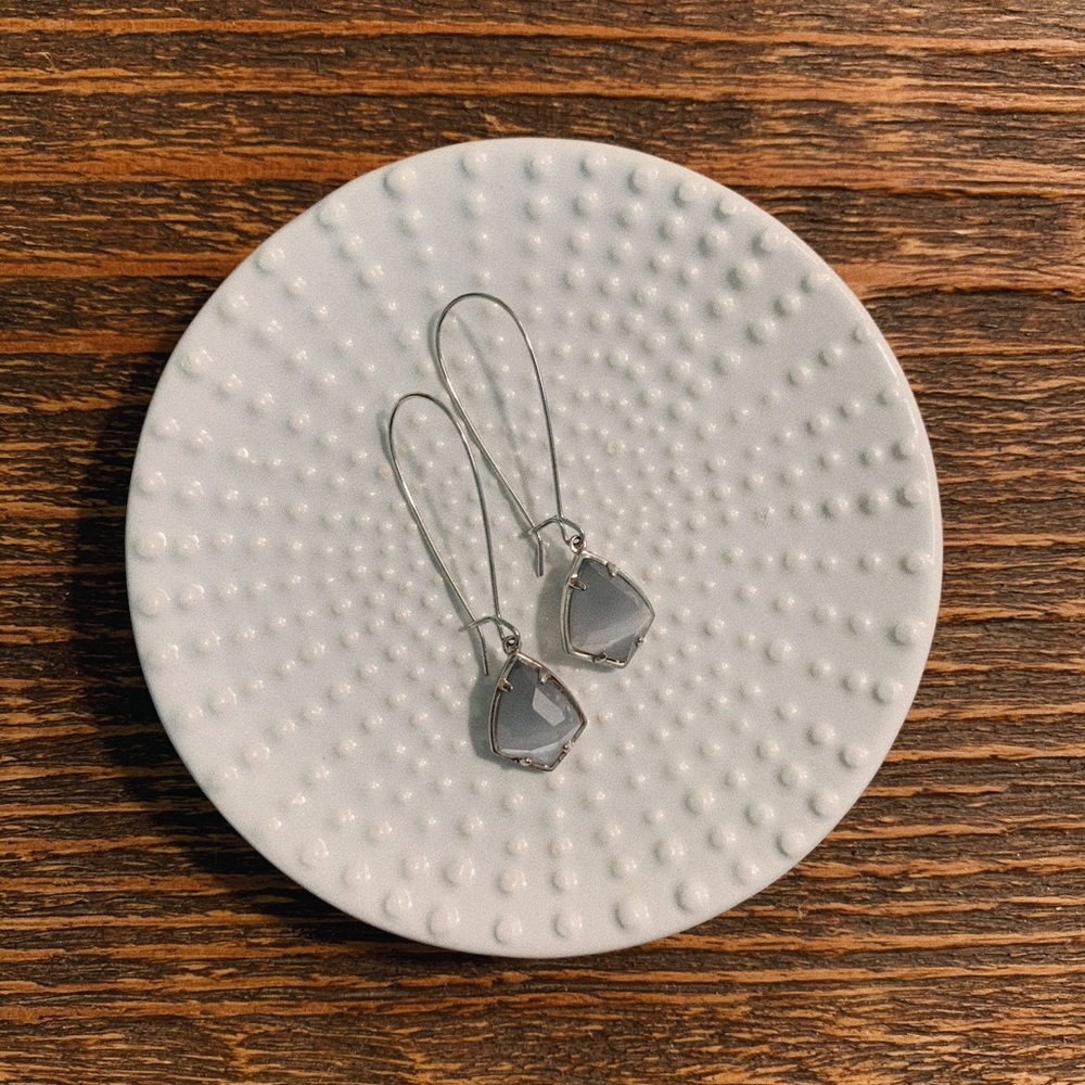 Kendra Scott Carinne Drop Earrings in Silver